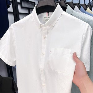 순면 통기성 여름 더위 편안 특유한 질감 내구성 고급스러운 느낌 일상 생활 비즈니스 미팅 데이트 스타일리시 반팔 디자인 세련 버튼 디테일 깔끔 실루엣 골프 티셔츠