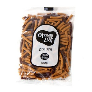 아침애간식 애견용 버거, 연어버거, 20개