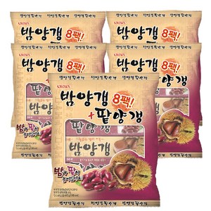 크라운 밤양갱 + 팥양갱, 400g, 5세트