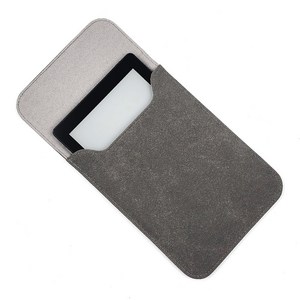 BOHO 8인치 이북리더기 스웨이드 파우치 리디페이퍼프로 오닉스북스 노바3 에어 아이패드 미니 케이스, 차콜, 1개