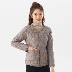여성 가을 겨울 경량 패딩 점퍼 여자 아우터 자켓