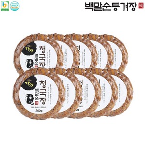 본연의 깊고 풍부한 맛이 살아있는 청국장 200g*10 370g*5, 6개, 200g