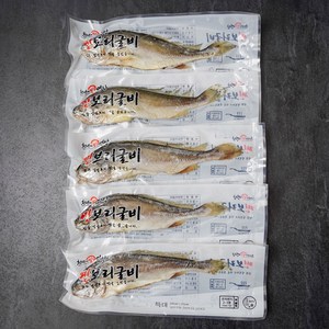 영광 법성포 찐 보리굴비 내장제거 간편 3분조리, 기본포장, 5개, 특대(28~30cm)