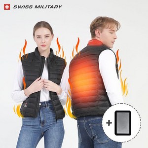 스위스밀리터리 열선조끼 발열 패딩 열 조끼 HIVE-630