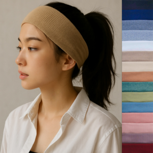 퀄리바이 [1+1+1세트] 여성 넓은 면 헤어밴드