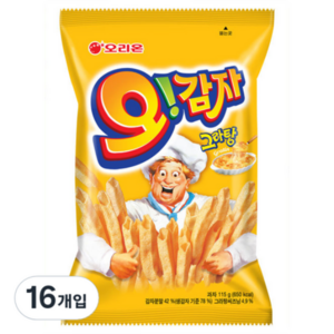 오리온 오감자 감자그라탕맛, 115g, 16개