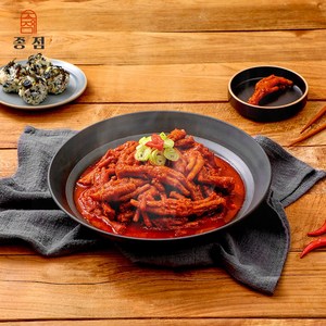 종점 신당동 떡볶이 국물닭발 중간맛, 1.1kg, 1개