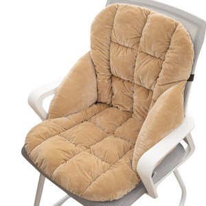 Maxinsk 등받이의자전기방석 1인용 의자 온열 방석 겨울 등받이 의자 쿠션 전기매트, 브라운
