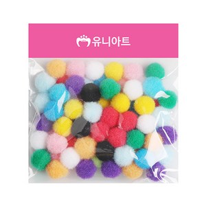 칼라혼합 폼폼이(10mm/15mm 30mm) 폼폼이 칼라솜폼폼 방울 만들기 DIY, 수량, 15mm, 15mm