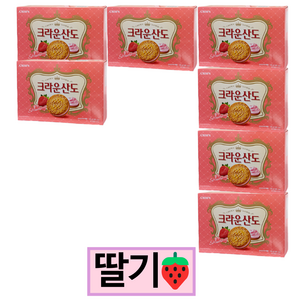 크라운산도 딸기 대, 323g, 7개