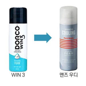 도루코 윈쓰리 리프레싱 쉐이빙폼, 210ml, 3개