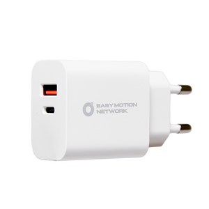 이지모션네트워크 USB-PD QC3.0 25w 2포트충전기, 1개