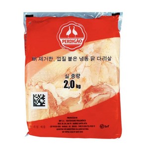 브라질산 무뼈 순살 닭다리살 조각정육 2kg 냉동, 3개