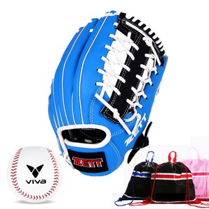 ZETT 제트 아동용 야구 글러브 - 11인치 블루 돈피 올라운드 - 사은품 짐색 안전야구공증정, 블루(우투), 1개