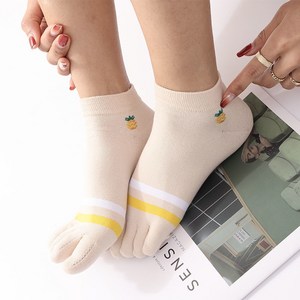 봄 여름 가을 여성발가락양말 프리미엄 단목 발가락양말 5켤레세트
