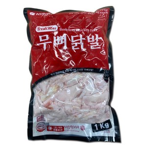 푸드맥스 닭발 원료 무뼈닭발, 1kg, 1개