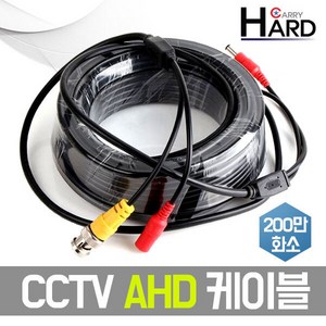 CCTV 케이블 120만화소 AHD BNC+DC 일체형, CCTV AHD BNC+DC 일체형 30M, 블랙, 1개