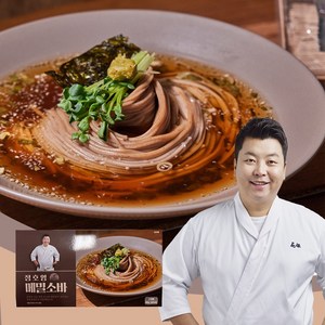 정호영 셰프의 메밀소바 메밀국수 냉모밀 막국수 (2인분), 366g, 1개