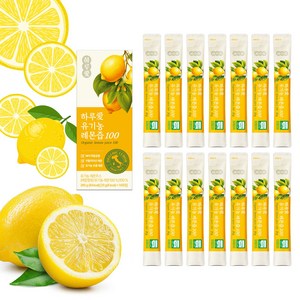 하루애 레몬즙100 유기농 레몬 100% NFC착즙 유기가공식품인증, 3박스, 280g