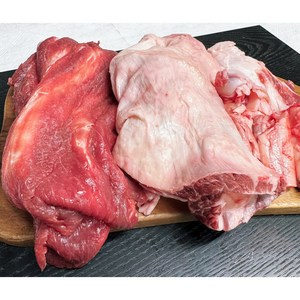 [소잡는구선생]국내산 당일작업 소 스지(냉동) (고기스지+근막스지 혼합), 2개, 1kg