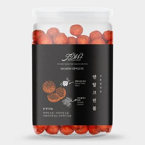 펫드림월드 덴탈 크린 볼 강아지 간식, 연어고기, 120g, 1개