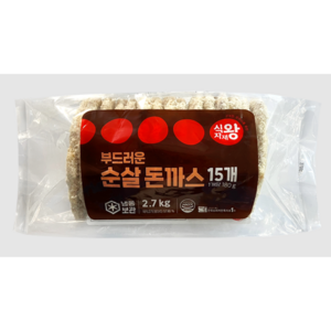 식자재왕 부드러운 순살돈까스, 1개, 2.7kg