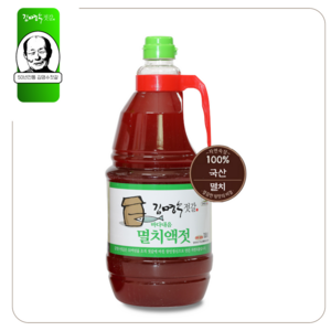 [김명수젓갈]바다내음 멸치액젓 1.8L 1개(15시 이전 주문건 당일출고), 1개