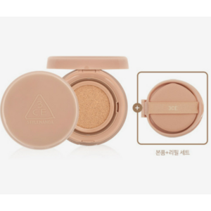 3CE 글로우 쿠션(본품15g+리필15 SPF50+ PA+++), FRE, 001 WARM IVORY, 1개