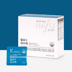 헬퓨 K데이팩 쏘팔메토 전립선 사군자 밀크씨슬 오메가3 루테인 아스타잔틴 종합 멀티비타민, 1개, 30정