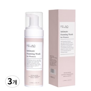 여성청결제 Y존케어 폼타입 고보습 고영양 저자극 약산성, 3개, 200ml