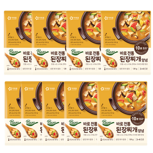 아워홈 바로 전통 된장찌개 양념 120g x9개, 9개