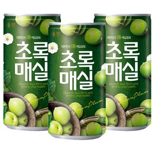 웅진 초록매실 음료선물세트, 180ml, 60개