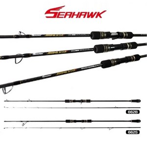 씨호크 지깅스타2 슬로우지깅 부시리 방어 참치 대구 문어, 662B 베이트