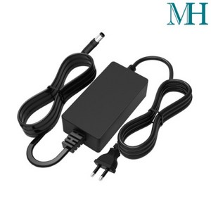 [명호전자] 아답터 100~240V / 12V 2A [내경2.1~2.5mm/외경5.5mm] 전원 케이블 일체형 [박스포장], 1개