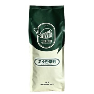 고래커피 고소한쿠키 원두커피 홀빈, 홀빈(분쇄안함), 1kg, 1개