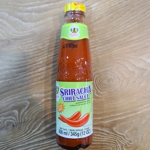 태국 스리라차 칠리 소스 Sriracha chili sauce 300ml 핫소스 worldfood Medium HOT, 1개