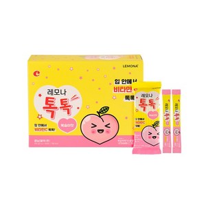 레모나 톡톡 어린이 비타민 간식 2g 100포, 200g, 3개