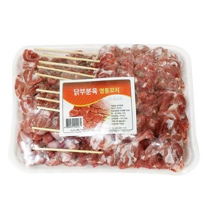 가나안식품 국내산 염통꼬치(50개x20g), 1kg, 1개