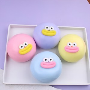[4개세트]빌리네집 대왕 빵떡말랑이 동글 구름 왕 말랑이 스트레스볼, 대 size_4개세트