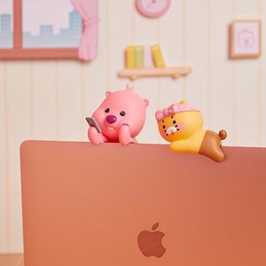 잔망루피X카카오프렌즈 모니터 피규어 2종 세트 춘식이 차량 네비게이션, 1개