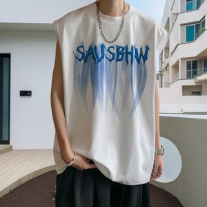 블랙101 남성용 컬러 자젤 민소매 티셔츠 B234MF00076