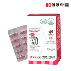 하모네 일양약품 슈퍼플러스 요로케어 크랜베리 22.2g, 60정, 1개