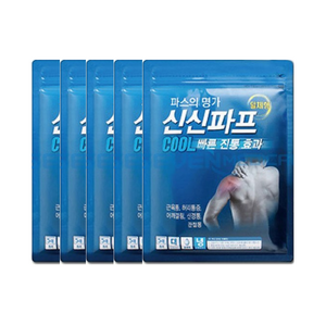 신신파스 신신파프 COOL 파스, 5개입, 5개