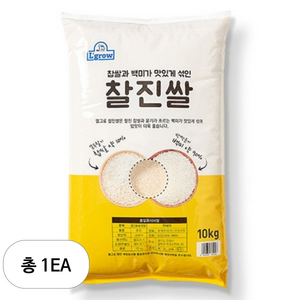 엘그로 황금비율 찰진쌀, 10kg, 1개