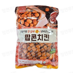 굿프랜즈 팝콘치킨 1000g, 4개, 1kg