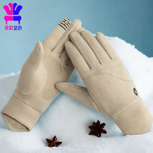 Euphiora 여성 장갑 겨울 방한장갑 친화적 터치장갑 여자 보온 캐시미어장갑 스마트폰 터치 장갑