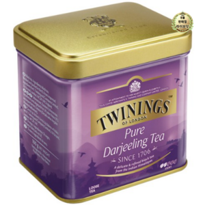 트와이닝 TWININGS 홍차/허브티 다즐링 틴, 100g, 1개입, 3개