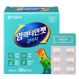 대웅펫 임팩타민펫 강아지 종합영양제, 30g, 1개