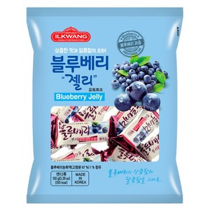 일광제과 블루베리 젤리2, 280g, 6개