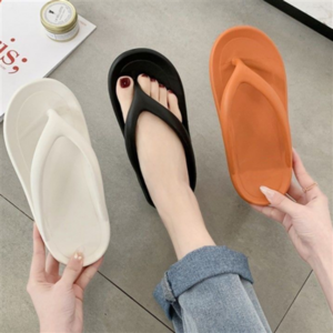 커플쪼리 쪼리샌들 발편한 통굽 키높이 플리플랍